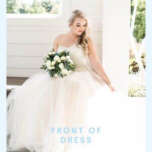 Eddy K Couture Wedding Gown (Bridal 10, Women's 4/6)